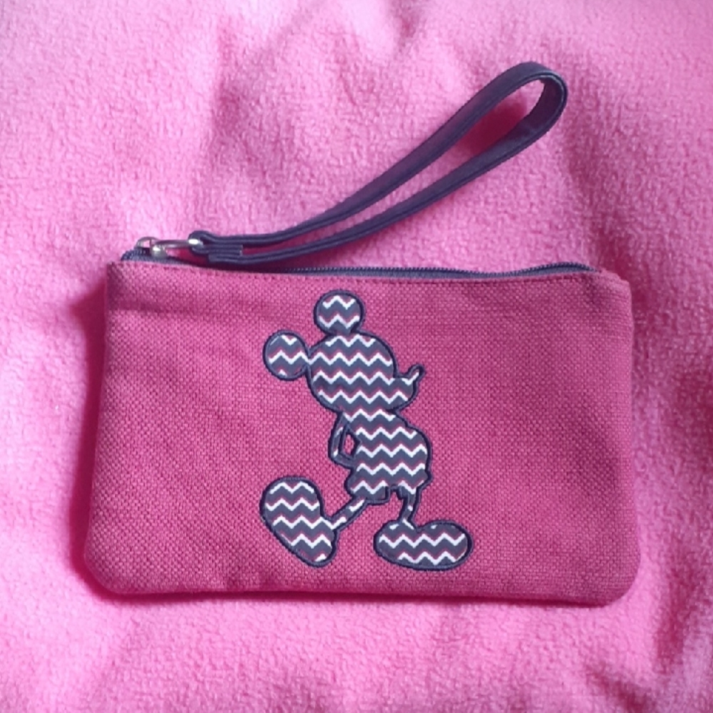 Disney Pink Mickey Mouse Wristlet